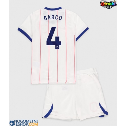 Otroški Nogometni dresi Chelsea Valentin Barco #4 Tretji 2026-27 Kratek Rokav (+ Kratke hlače)